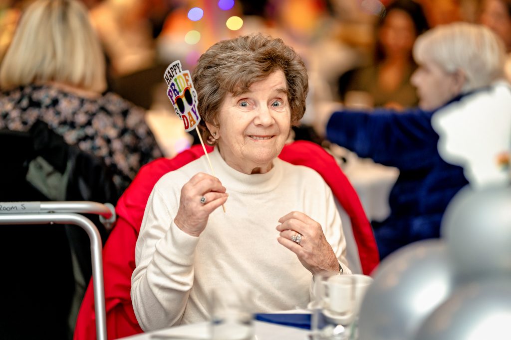 An elderly lady who attended our recent Silver Pride event