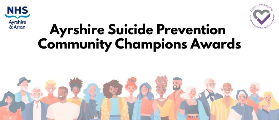 Ayrshire Suicide Prevention Community Champions Awards banner image