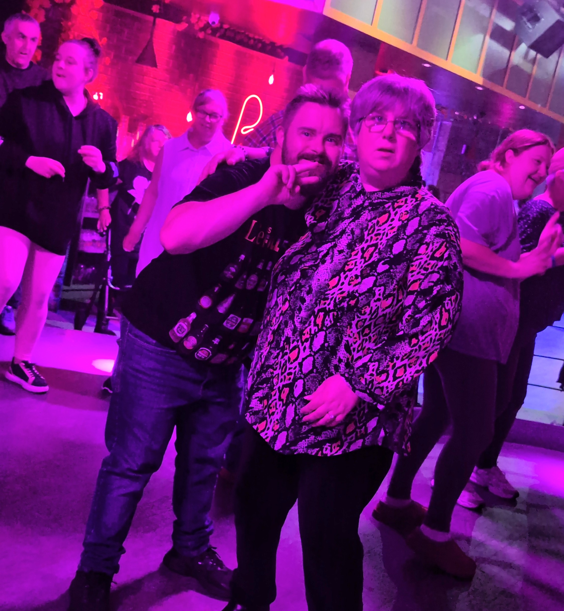 Attendees at the recent Learning Disability Nightclub Experience event