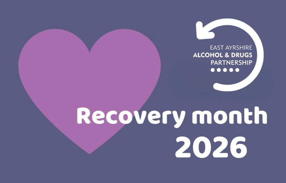 Recovery Month 2026 purple heart banner image